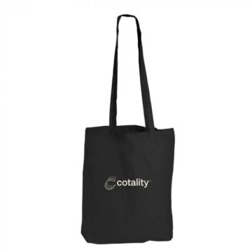 Coloured Cotton Long Handle Bag
